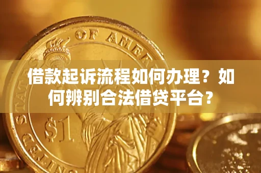 武汉借款起诉流程如何办理？如何辨别合法借贷平台？