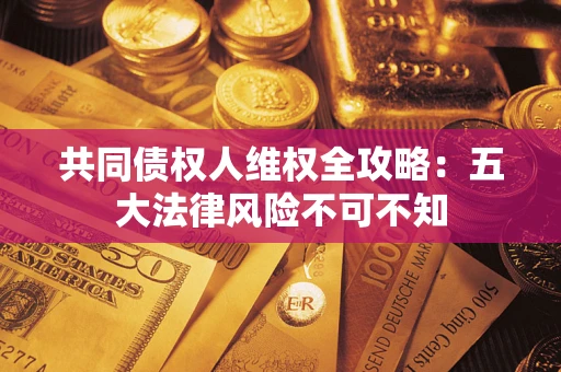 武汉共同债权人维权全攻略：五大法律风险不可不知