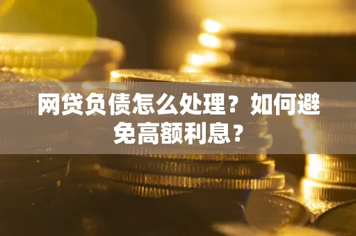 武汉网贷负债怎么处理？如何避免高额利息？