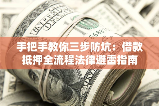 武汉手把手教你三步防坑：借款抵押全流程法律避雷指南