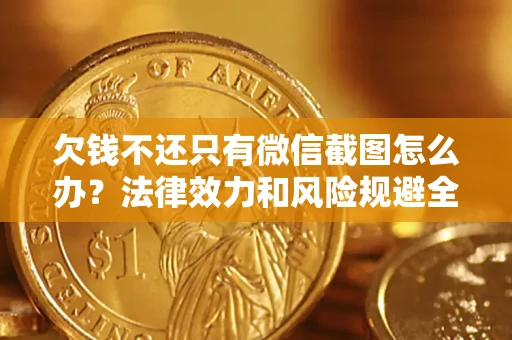 武汉欠钱不还只有微信截图怎么办？法律效力和风险规避全解析