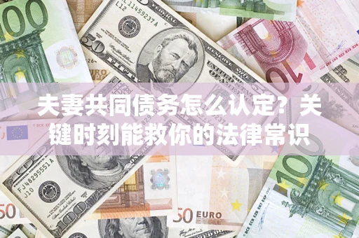 武汉夫妻共同债务怎么认定？关键时刻能救你的法律常识
