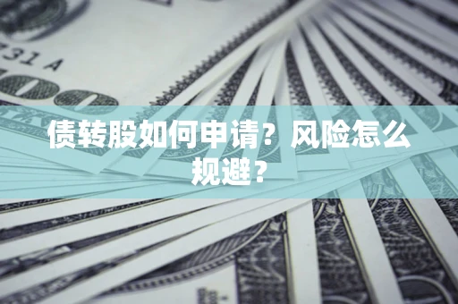 武汉债转股如何申请？风险怎么规避？