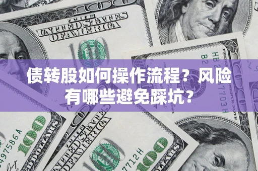 武汉债转股如何操作流程?风险有哪些避免踩坑? 武汉债转股如何操作流程?风险有哪些避免踩坑?