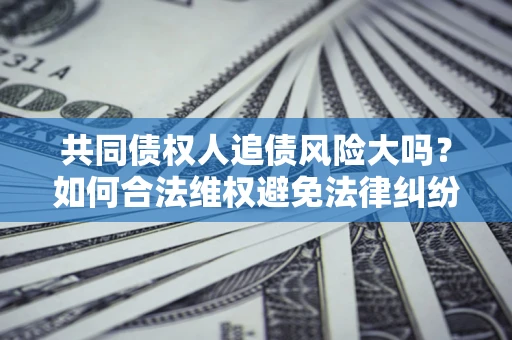 武汉共同债权人追债风险大吗?如何合法维权避免法律纠纷? 武汉共同债权人追债风险大吗?如何合法维权避免法律纠纷?