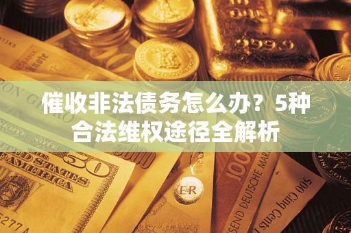 武汉催收非法债务怎么办？5种合法维权途径全解析