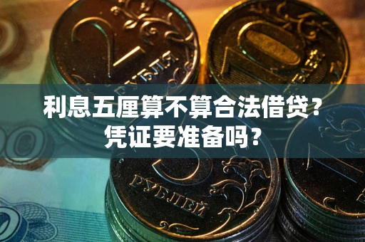 武汉利息五厘算不算合法借贷？凭证要准备吗？