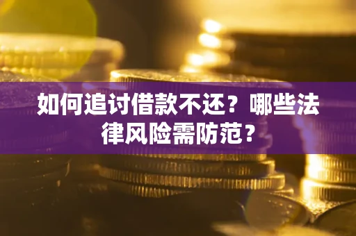 武汉如何追讨借款不还？哪些法律风险需防范？